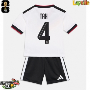 Saksa Jonathan Tah #4 Kotipaita Lapsille MM-kisat 2026 Lyhythihainen (+ shortsit)